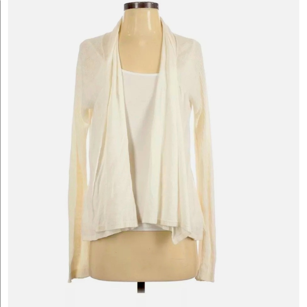 BCBG MAXAZRIA IVORY KNIT CARDWRAP SIZE XS/S